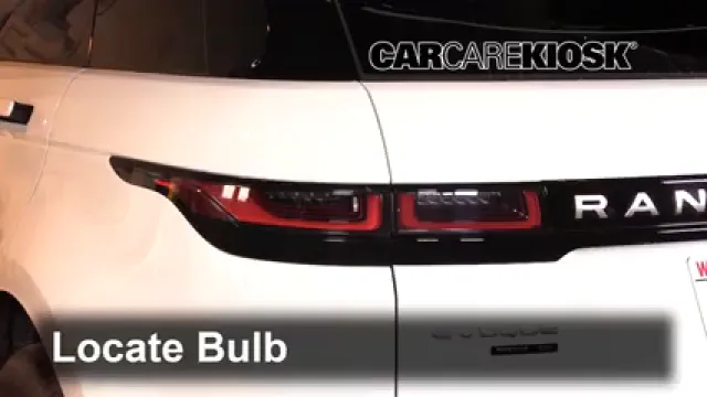 2020 Land Rover Range Rover Evoque SE 2.0L 4 Cyl. Turbo Lights Tail Light (replace bulb)